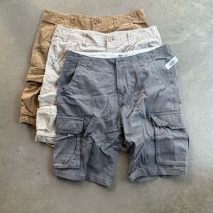 Old Navy Men’s Cargo Shorts 3 Pair
